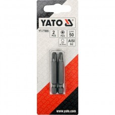 Biti de 50 mm 1/4" cu cap Pozidriv PZ3 Yato..